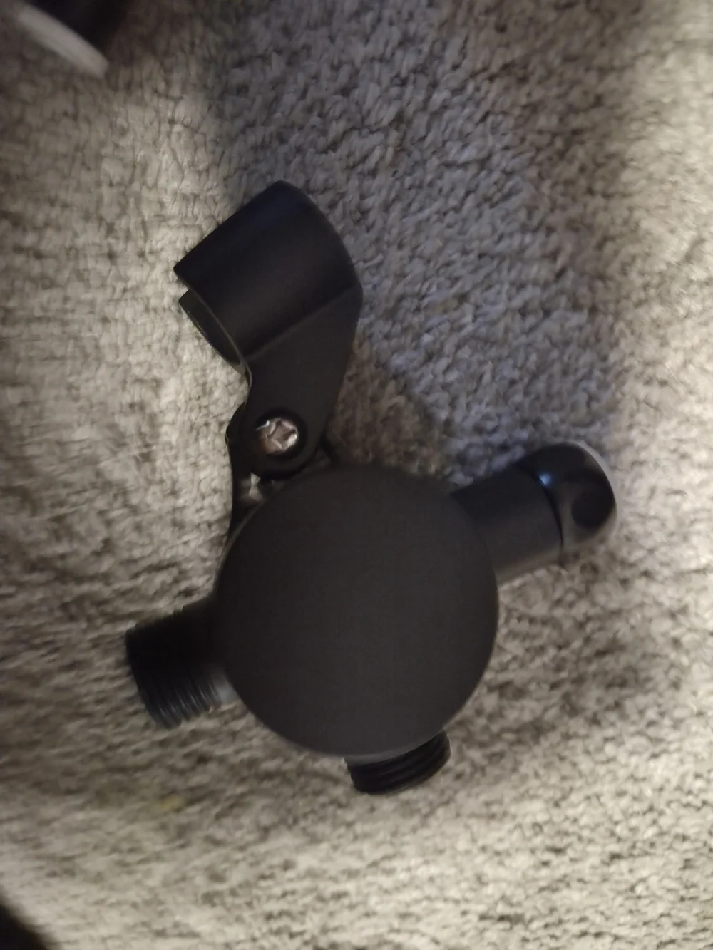 Matte Black Dual Shower Head Combo Set New Without Box
